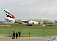 F-WWSP @ LFBO - C/n 0134 - For Emirates as A6-EEM - by Shunn311