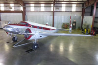 N33650 @ MAF - In the CAF hangar at Midland International