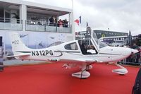 N312PG @ LFPB - Cirrus SR22 at the Aerosalon 2013, Paris