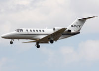 G-CJTV @ LEBL - Landing rwy 25R - by Shunn311
