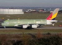 F-WWAP @ LFBO - C/n 0152 - First A380 for Asiana Airlines - by Shunn311
