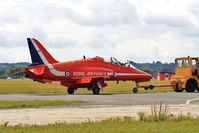 XX308 @ EGHH - Being towed to parking area - by John Coates