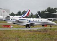 OE-GES @ LFBD - Taxiing to the General Aviation area... - by Shunn311