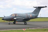 054 @ LFOA - Embraer EMB-121AA Xingu, Taxiing after landing rwy 06, Avord Air Base 702 (LFOA) open day 2012 - by Yves-Q