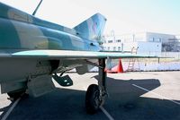 770 @ LFBO - Mikoyan-Gurevich MiG-21SPS, Close view of main landing gear, Preserved at Les Ailes Anciennes Museum, Toulouse-Blagnac - by Yves-Q