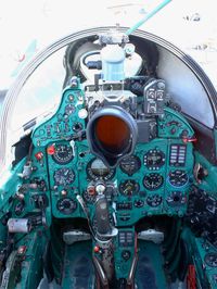 770 @ LFBO - Mikoyan-Gurevich MiG-21SPS, Close view of cockpit, Preserved at Les Ailes Anciennes Museum, Toulouse-Blagnac - by Yves-Q