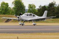 N101FK @ LFSI - Cirrus SR22 G3 GTS X Turbo, Landing rwy 29, St Dizier-Robinson Air Base 113 (LFSI) - by Yves-Q