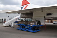 G-BBDG @ EGLB - On display at the Brooklands Museum with Olympus engine under the wing.