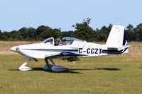 G-CCZT - Just landed at, Bury St Edmunds, Rougham Airfield, UK.