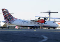 F-GPYD @ LFBF - Waiting transfer to his new owner : Loganair. To be re-registered with UK as 'G-??RA'. Probably first ATR42-500 for Loganair... - by Shunn311