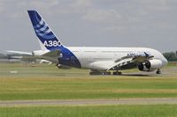 F-WWOW @ LFPB - Airbus A380-841, Landing, Paris-Le Bourget (LFPB-LBG) Air show 2015 - by Yves-Q