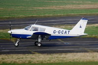 G-GCAT @ EGNW - Departing from Wickenby.