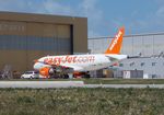 G-EZBR @ LMML - Airbus A319-111 of easyJet, in the maintenance area at Malta International Airport, Luqa