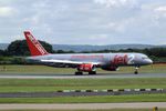 G-LSAG @ EGCC - Boeing 757-21B of jet2 at Manchester airport