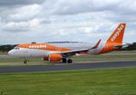 G-EZOX @ EGCC - Airbus A320-214 of easyJet in special '20 years jubilee' colours at Manchester airport