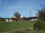 EC-EJB - Douglas C-47B Skytrain (DC-3, minus port engine, cowling and prop) displayed at Mallorca's Son Bonet airport