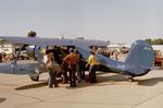 N77JH @ KGUS - Beechcraft D17S Staggerwing at the 1977 airshow at Grissom AFB, Peru IN