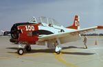 N28100 @ KGUS - North American T-28A Trojan at the 1977 airshow at Grissom AFB, Peru IN