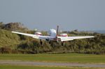 D-IHIT @ EDWJ - Beechcraft 58P Pressurized Baron at Juist airfield