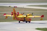F-ZBFY @ LFML - Canadair CL-415, TReady to take off rwy 31R, Marseille-Provence Airport (LFML-MRS) - by Yves-Q