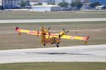 F-ZBEG @ LFML - Canadair CL-415, Take off Rwy 31R, Marseille-Provence Airport (LFML-MRS) - by Yves-Q