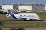 F-GSTD @ LFBO - Airbus A300B4-608ST Beluga, Take off run rwy 14R, Toulouse Blagnac Airport (LFBO-TLS) - by Yves-Q