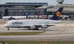 D-AIMD @ KMIA - Lufthansa A380 zx - by Florida Metal