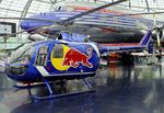 D-HSDM @ LOWS - MBB Bo 105CB at the Hangar 7 / Red Bull Air Museum, Salzburg