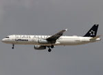 D-AIRW @ LEBL - Landing rwy 24R in Star Alliance c/s - by Shunn311