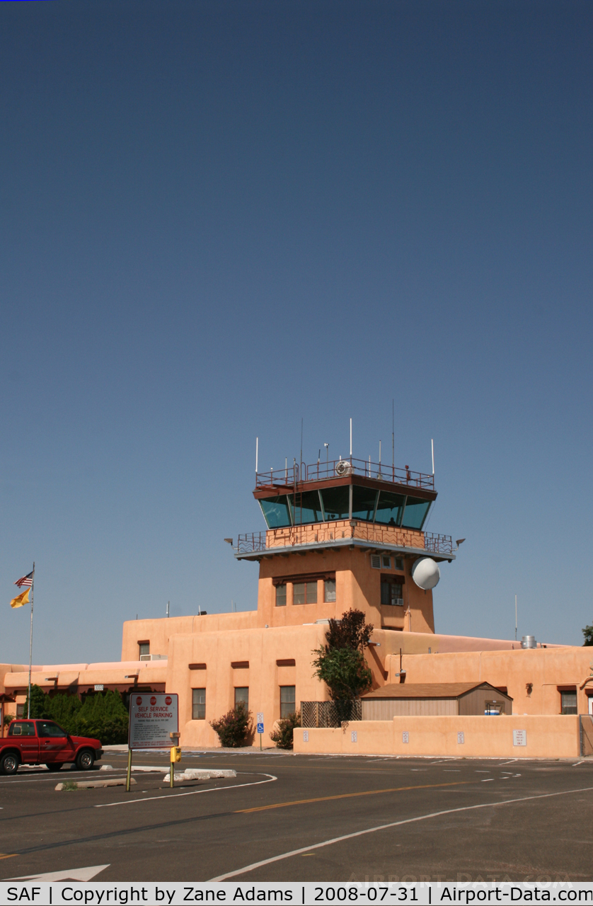 Santa Fe Municipal Airport (SAF) - Santa Fe Municipal  - Terminal Building and Tower built in the 