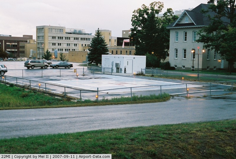 Munson Medical Center Heliport (22MI) - Munson Medical Center Helipad