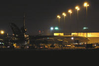 Dallas/fort Worth International Airport (DFW) - Night time UPS ramp activity at DFW airport - by Zane Adams