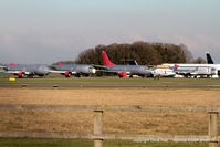 Kemble Airport - 4 ex Jet2 B737's in the scrapping area at Kemble - by Chris Hall