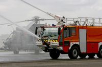 Châteaudun Airport - Fire truck displayed, Châteaudun Air Base 279 (LFOC) - by Yves-Q