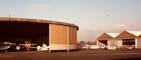Grimbergen Airfield - View on one of two unique circular hangars '90 - by j.van mierlo