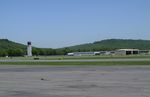 Drake Field Airport (FYV) - tower and hangars at Fayetteville Municpal Airport / Drake Field, Fayetteville AR - by Ingo Warnecke