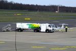 Braunschweig-Wolfsburg Regional Airport - big airport fuel truck refuelling small aircraft at Braunschweig/Wolfsburg airport, BS/Waggum - by Ingo Warnecke