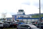 St. Gallen-Altenrhein Airport - landside view of terminal and tower at St.Gallen-Altenrhein airport - by Ingo Warnecke