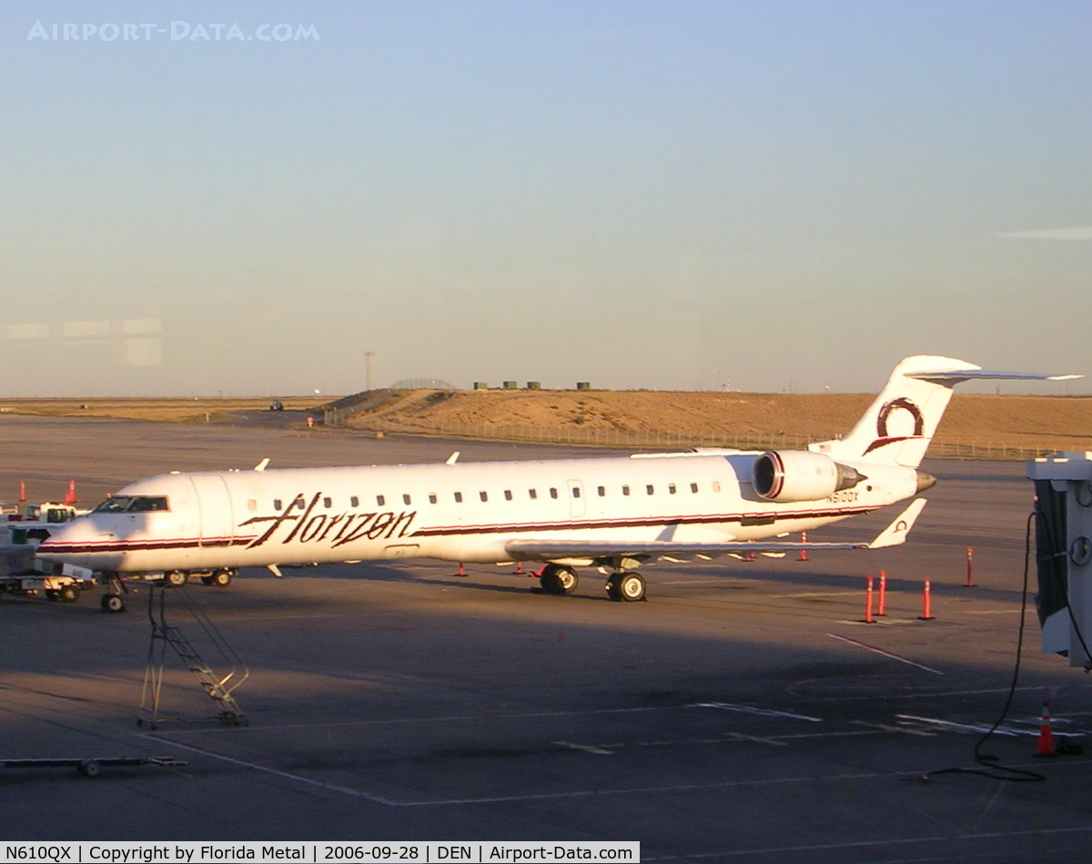 N610QX, 2001 Bombardier CRJ-702ER NG (CL-600-2C10) Regional Jet C/N 10033, Horizon being used for Frontier