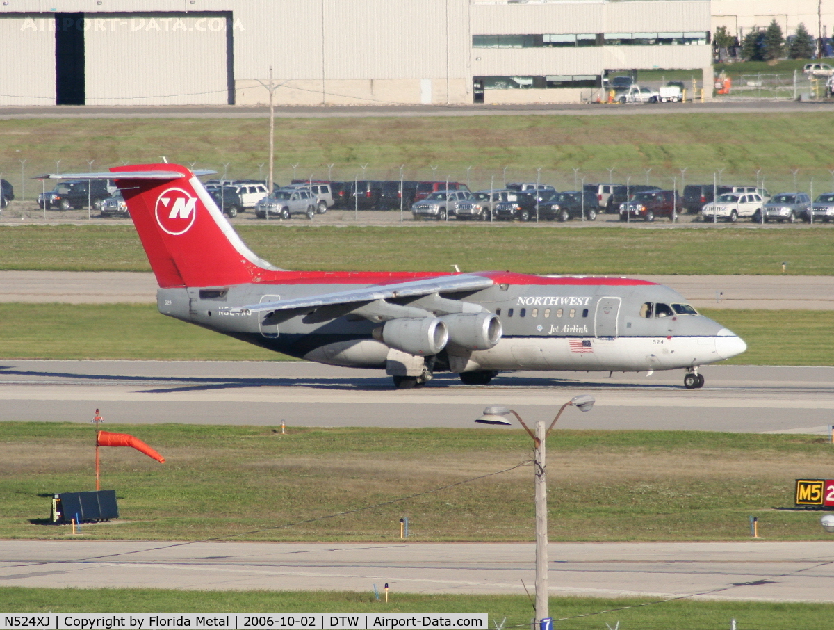 N524XJ, 1999 British Aerospace Avro 146-RJ85A C/N E2349, Now retired