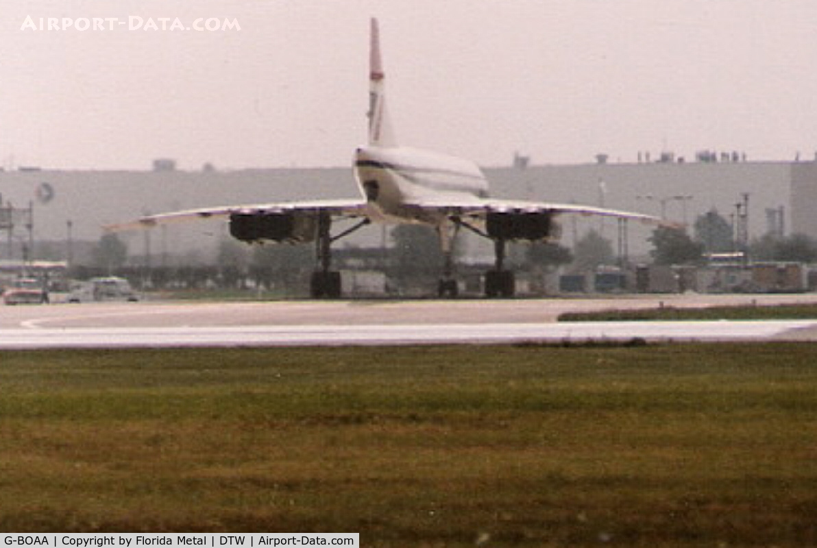 G-BOAA, 1974 Aerospatiale-BAC Concorde 1-102 C/N 100-006, Concorde