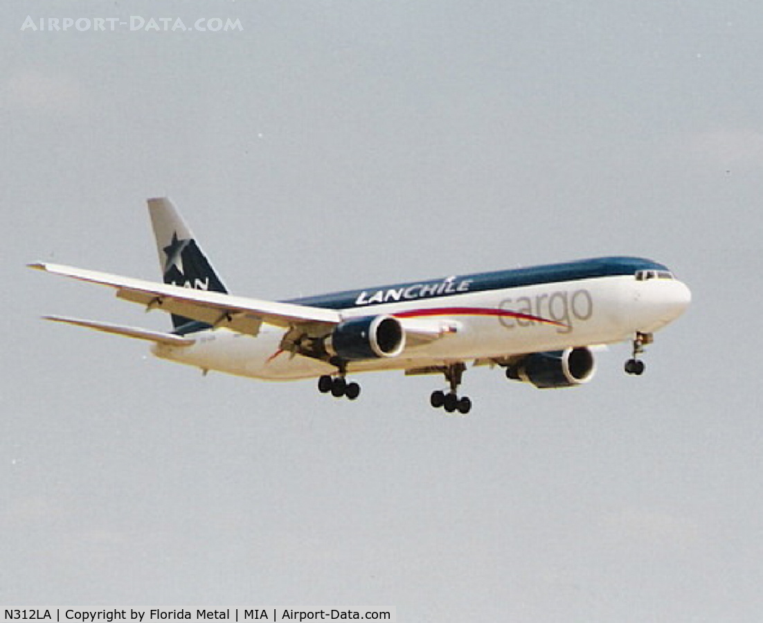 N312LA, 2001 Boeing 767-316F C/N 32572, Lan Chile Cargo 767-300