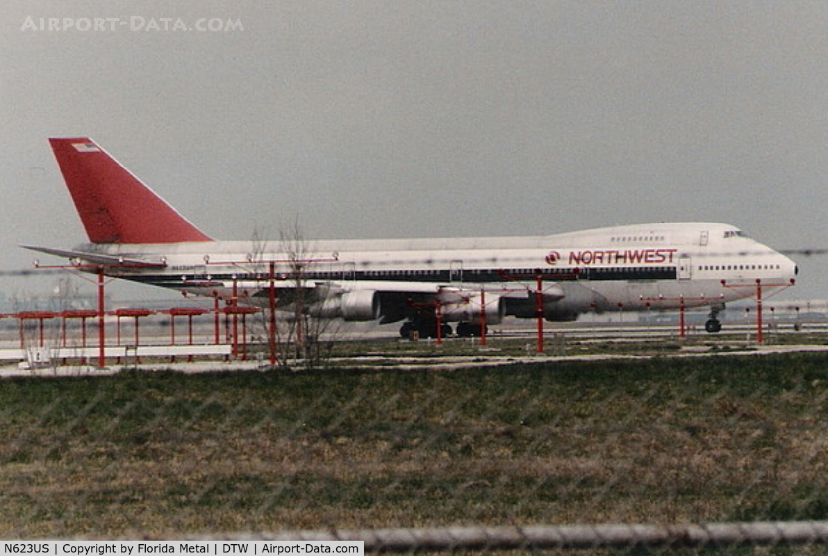 N623US, 1979 Boeing 747-251B C/N 21705, Northwest 747-200
