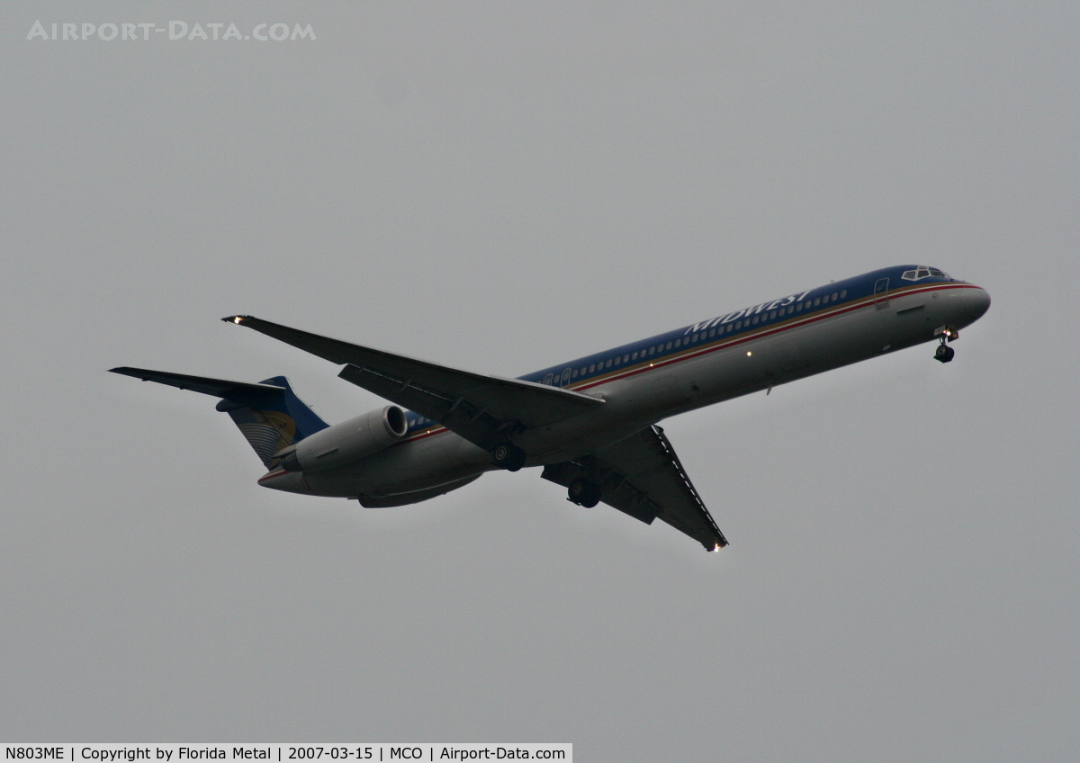 N803ME, 1980 McDonnell Douglas MD-81 (DC-9-81) C/N 48029, Midwest