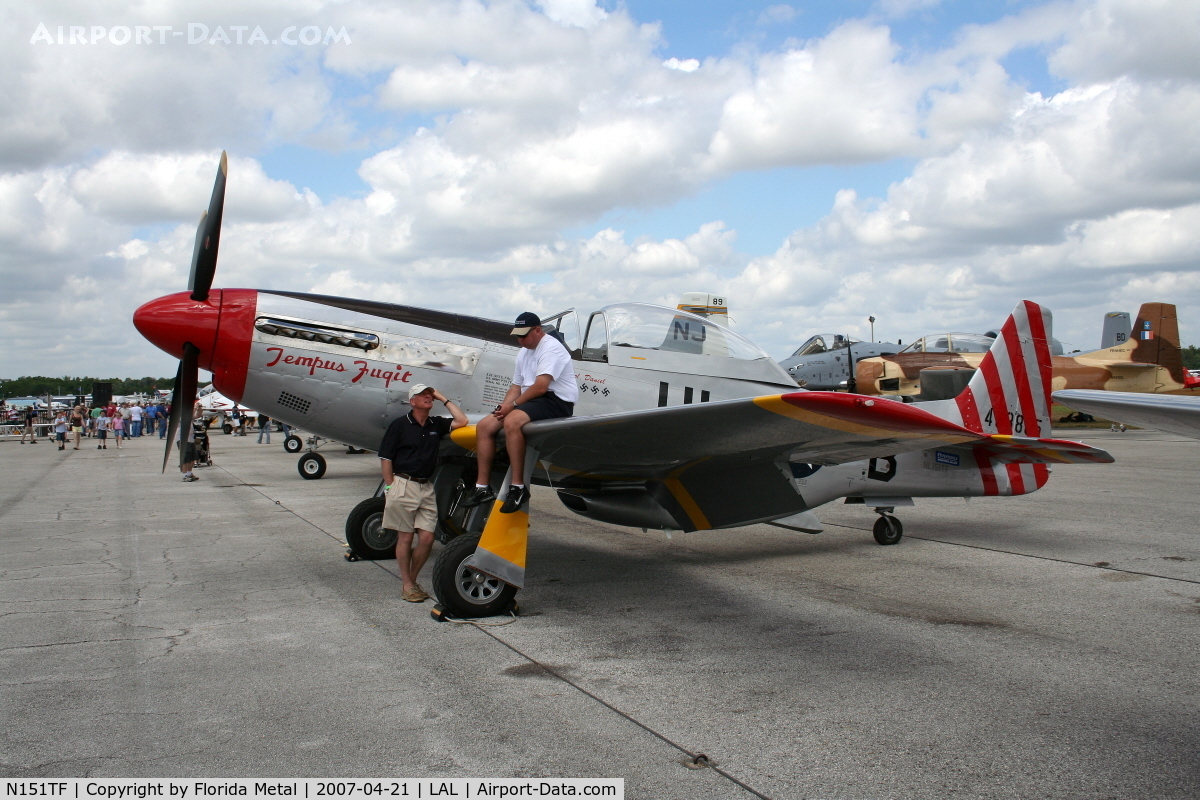 N151TF, 1944 North American P-51D Mustang C/N 122-31591 (44-63865), P-51 Tempus Fugit