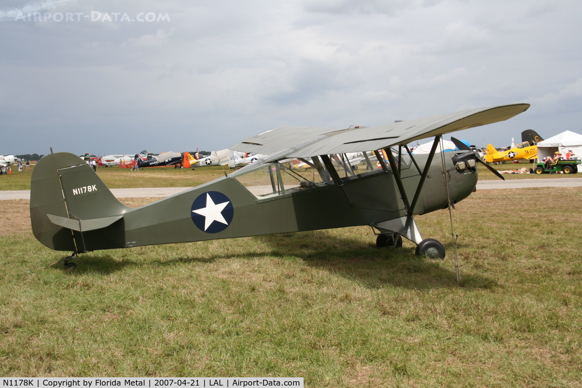 N1178K, 1947 Aeronca 0-58B Grasshopper C/N 058B-2472, L-3
