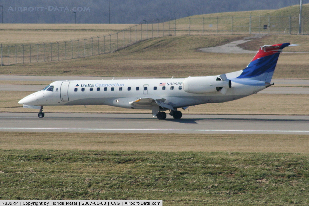 N839RP, 2003 Embraer ERJ-135LR (EMB-135LR) C/N 145724, Delta