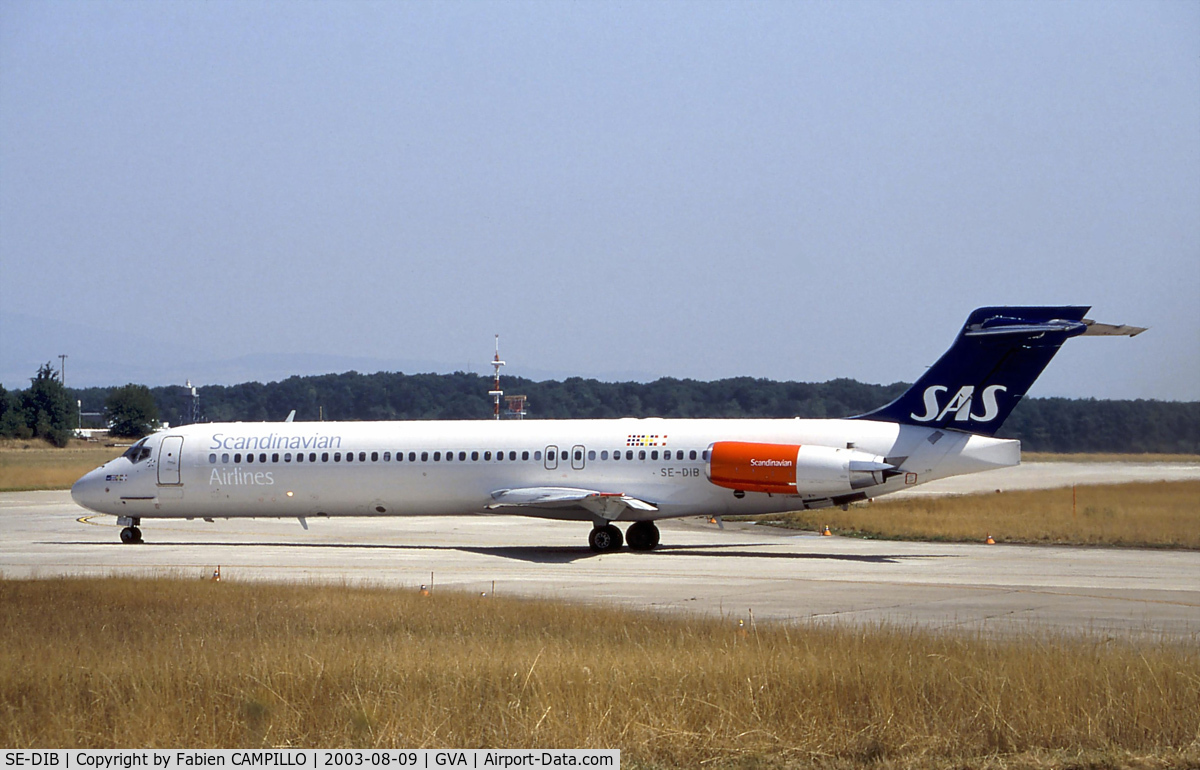 SE-DIB, 1988 McDonnell Douglas MD-87 (DC-9-87) C/N 49605, SAS