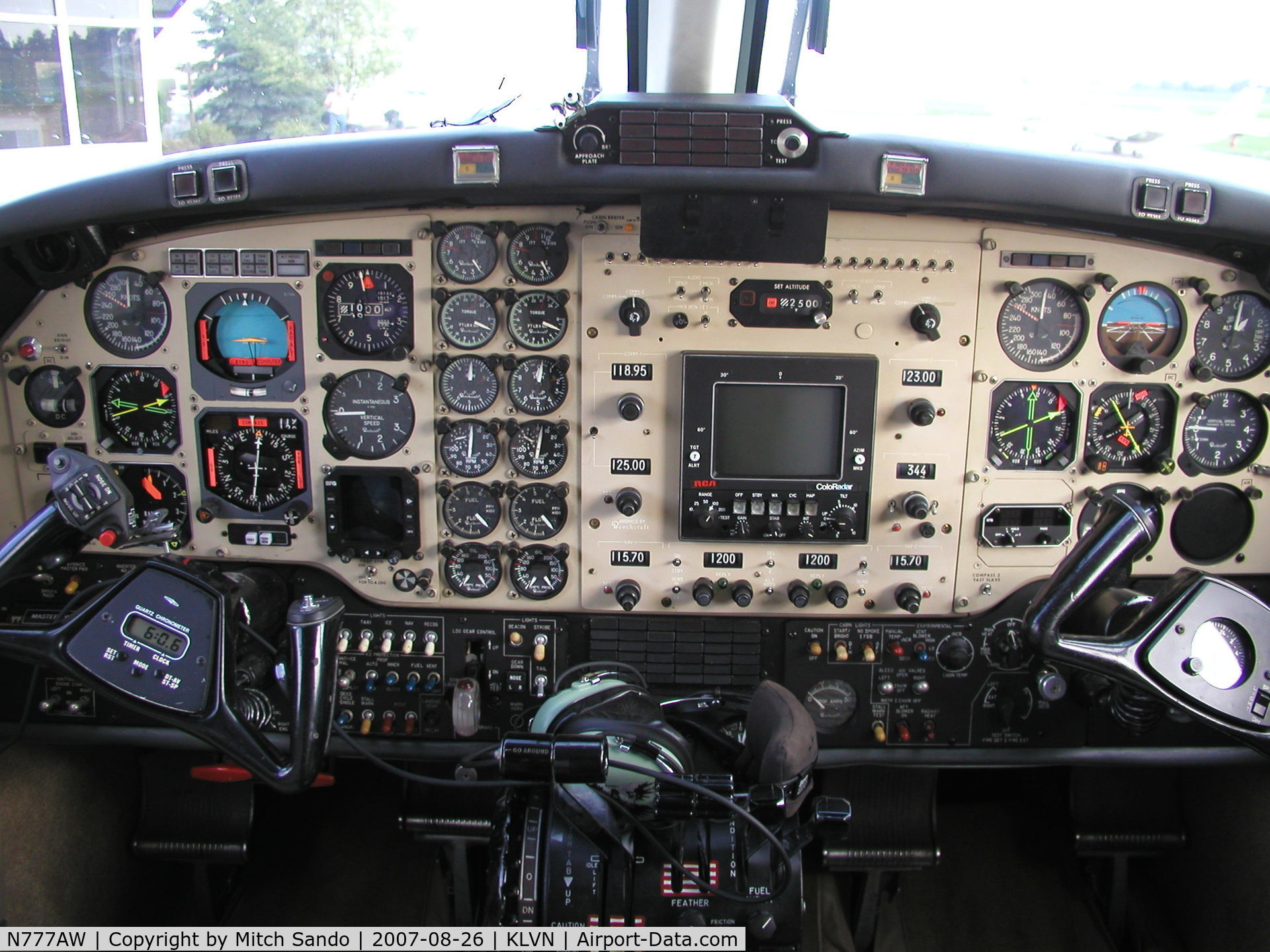 N777AW, 1979 Beech 200 C/N BB-536, Thanks to Advanced Wireless Communications for this picture.