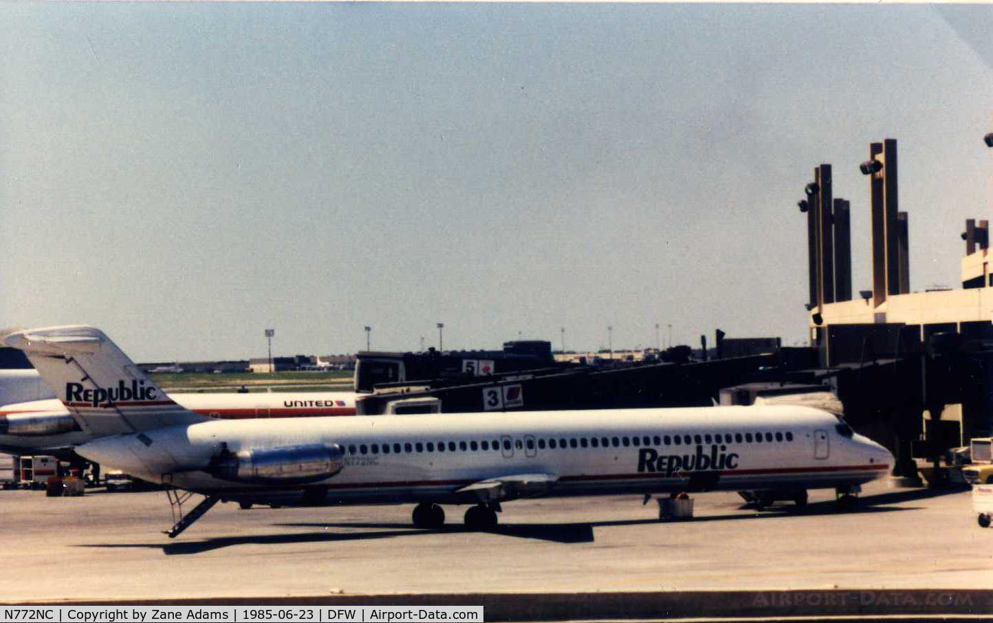 N772NC, 1978 McDonnell Douglas DC-9-51 C/N 47774, Republic Airlines